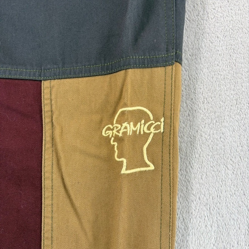 BrainDead x Gramicci Patchwork ColorBlock Hiking Pants in Multi Men Large NWOT - Picture 4 of 15